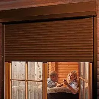 Наружные рольставни на окна для дачи серии Trend