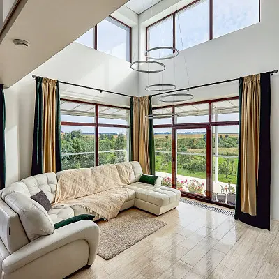 Французское окно ALT W72, цвет RAL 8017