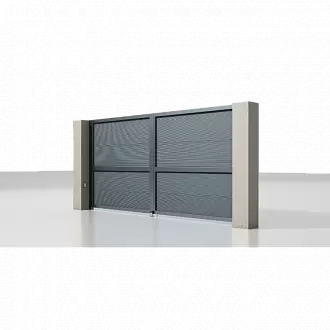 Распашные ворота с электроприводом серии Prestige