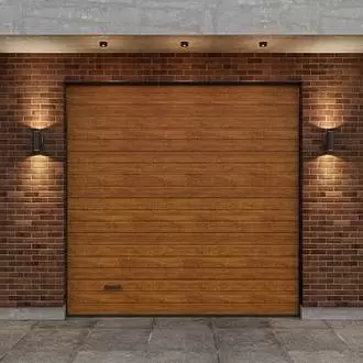 Автоматические секционные гаражные ворота серии Trend