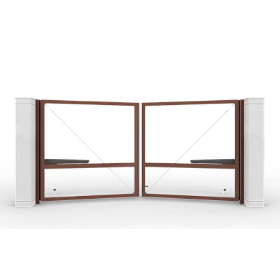 Распашные ворота ALUTECH Prestige